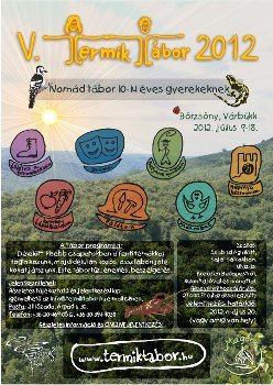 V. TERMIK Tábor 2012, színes plakát